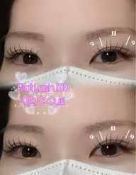 【最新技術LED】もち◎LEDマツエク/エクステ100本まで