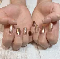 🌸シンプルアート+甘皮ケア+保湿オイル