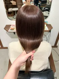 カット＋色落ちUPアメイジアカラー️🫧🩵