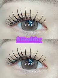 ✩︎⡱4/13.14限定&ヘルシー+LEDエクステ+フラットラッシュ100本.120本+500円コーティング仕上げ