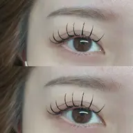 【垢抜け満足度◎】フラットラッシュ120本+眉毛wax