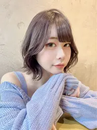 🦊暗髪艶カラー🦊one  color +3ステップトリートメント🦊