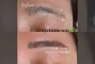 《予約多数☝🏼✨》アイブロウWax脱毛🌱※2~3週間自己処理していない方【メンズ予約🉑】(間引き+¥500)