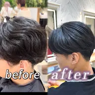 ⛓️[men's必見話題の曲がる縮毛矯正]⛓️ パーマのように曲がる縮毛矯正　　#髪質改善