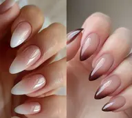 自爪ワンカラー / ラメグラデーション