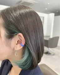 【イヤリングカラーorインナーカラー】カット+イヤリングorインナーカラー+トリートメント¥17200→¥12000～