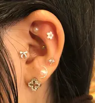 耳つぼジュエリー　両耳10粒まで