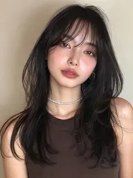 ✨1番人気✨🥇カット+カラー+バイカルテ髪質改善Tr＃暖色カラー＃髪質改善＃韓国風