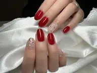 🍒ワンカラー＋持ち込みシンプルデザイン（2本）　（オフ代別途有り）