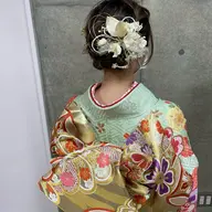 <成人式> 振袖着付け＋ヘアセット