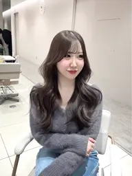 似合わせカット✂️＋艶カラー🤍＋AFLOATオリジナルトリートメント⭐️