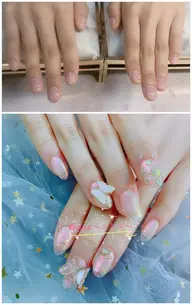 💓【深爪矯正】ワンカラ一oラメグラデ一シ