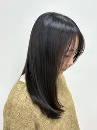 ︎︎🌟1番人気🌟☁艶感カラー︎︎☁＋✂️顔周り・バングカット✂️＋🫧高濃度トリートメント🫧