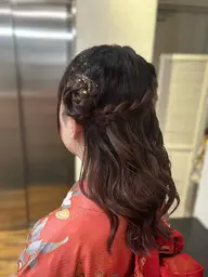 【かわいくヘアセット♡】アップスタイル