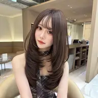 【学生限定🎀】大人気🦋韓国風ロングレイヤーカット🤍＋お悩み改善💭Aujuaトリートメント🌷