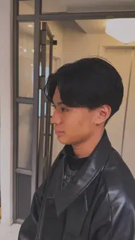 メンズカット＋曲がる縮毛矯正