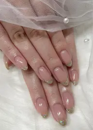 【当店大人気】ガラスフレンチ　5880円(パラジェルに変更➕800円)