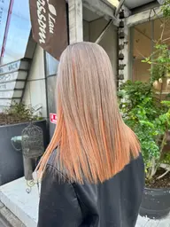 【ブリーチデザイン相談】カット+ケアブリーチカラー+トリートメント¥14000 ＊グラデーション.エンド.インナーカラー