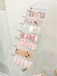 7種類限定🏳️‍⚧️🤍ハートホロネイル💕   «オフなし»