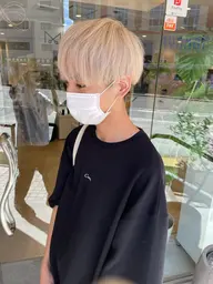 【メンズ限定メニュー】ケアブリーチ＋カラー＋カット