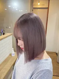 ‎🤍【オラプレックス2step】ブリーチ+艶カラー‎🤍