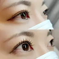 &healthy フラットラッシュ100本 （マツエク＋パーマ）