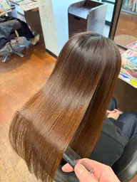 【髪質改善コース】カット+髪質改善カラー+髪質改善トリートメント¥18550→¥12985