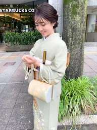 🐶着物着付け🐶
