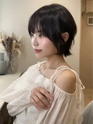 5月9日限定‼️【𝐑𝐞𝐅𝐚シャワーヘッド付き🌙 】ボブorショートカット＋髪質改善トリートメントトリートメント