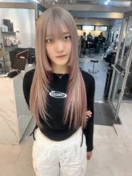 🌈姫カット＋ダブルカラー[ケアブリーチ]＋うる艶トリートメント🌈