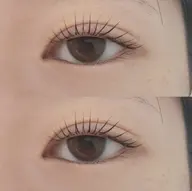 【メーテルロッドまつ毛パーマ】目尻かけて流れる様な👀🩵