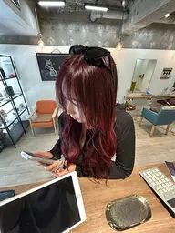 ブリーチなしダブルカラー🫧