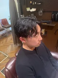 メンズカット➕シャドウパーマ