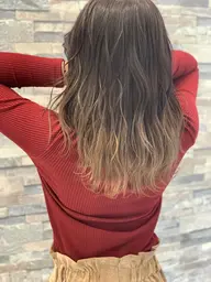 👑ご新規様限定🥳グラデーションカラー（ブリーチ込み）、コアミートリートメント