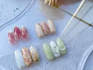 (初回他店オフ/ケア込!サンプルから選ぶトレンドアートコース🌼