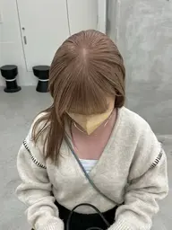 🍃リピーター限定クーポン🍃透明感カラー+キューティクル補修トリートメント