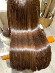 髪質改善メテオカラー＋髪質改善ケラチンTR