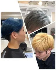 🔷夜限定🔷［受付20時​〜​］✂︎カット+特殊カラー(ブリーチカラーやメッシュカラーなど)+シャンプー。