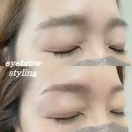 《アイブロウ》美眉スタイリング(眉毛ワックス脱毛&眉メイク仕上げ)