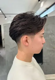 メンズカット+ケアパーマ