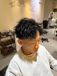 メンズカット+ツイストスパイラル