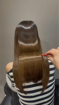 【👑リピーター様限定👑】髪質改善ストレート+毛先メンテナンスカット✂︎