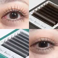 【ブランド品】LED持続力up↑miss eye d’orフラットラッシュ160本