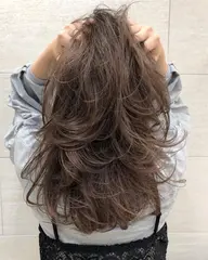 似合わせカット&ダメージレス低音デジタルパーマ&スチームトリートメント☺️✨コテ巻き風パーマ🐥