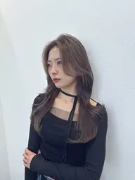 【ブリーチなし】透明感ダブルカラー+Aujua3ステップトリートメント【ロング料金無し/新宿ダブルカラー】