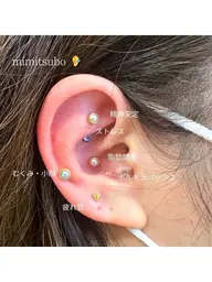 【耳ツボジュエリー💎】1パーツ¥300​〜​(つけ放題¥3800)美肌/肩こり/むくみ/ダイエット/可愛いは当たり前💖