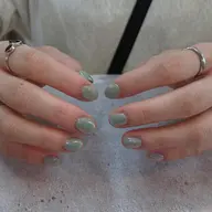 クリアベースミラーネイル💅★* (オフありオフなしはコメントへ🍐）