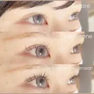 🌸パリエク➡️パリジェンヌラッシュリフト＋フラットラシュト100本8000円.パリジェンヌだけでもの足りない方にお勧め