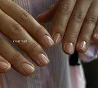 ✨美爪ネイル💅🏻クリアジェル【甘ケア+オフ無料(ジェル)】