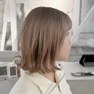 🟨 【叶える、透明感カラー✨】カット+Wカラー+3STEPトリートメント 《ダブルカラー・ブリーチ・レイヤー》